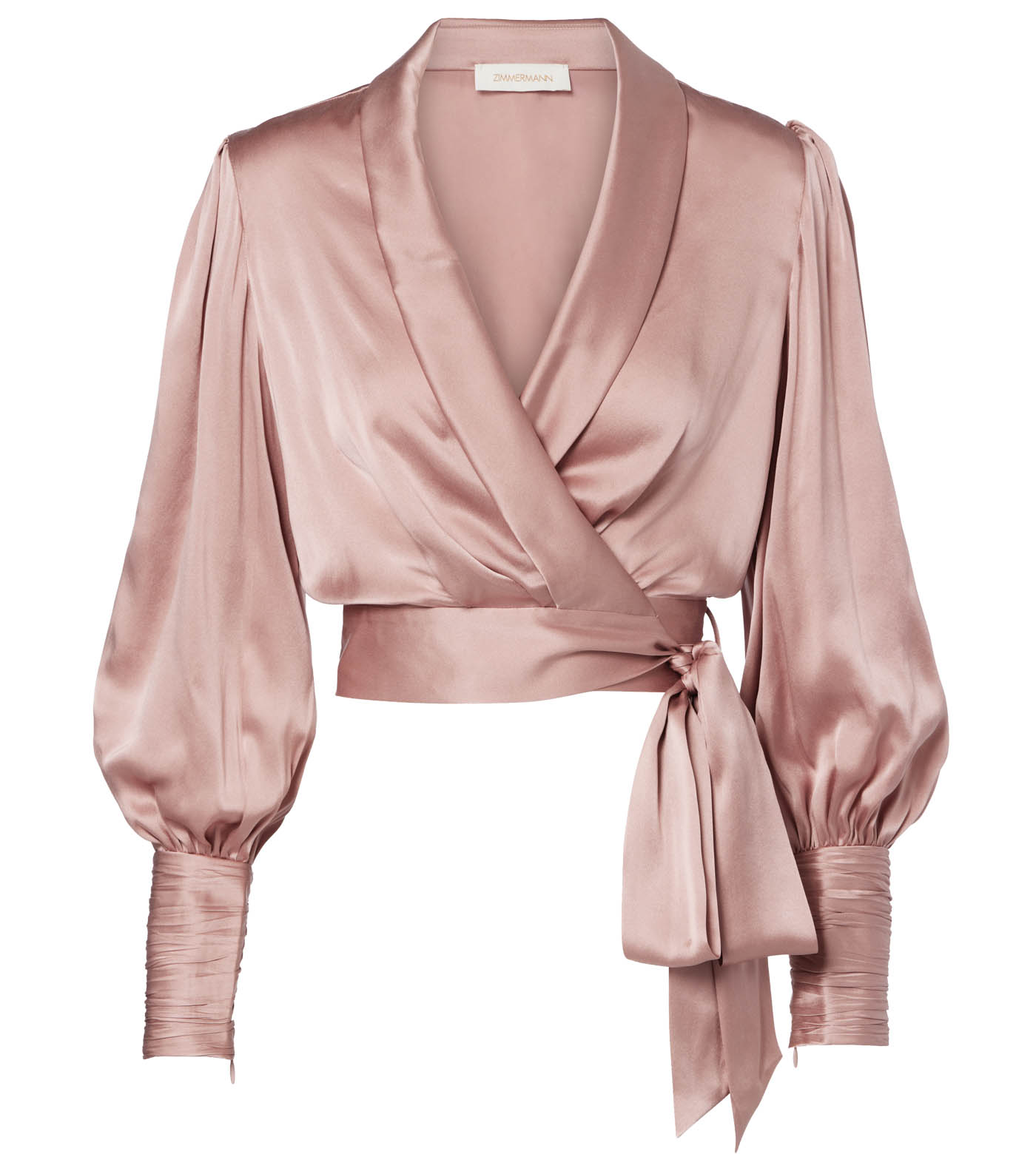 36 Zimmerman Silk Wrap Top, $495, Mytheresa.com