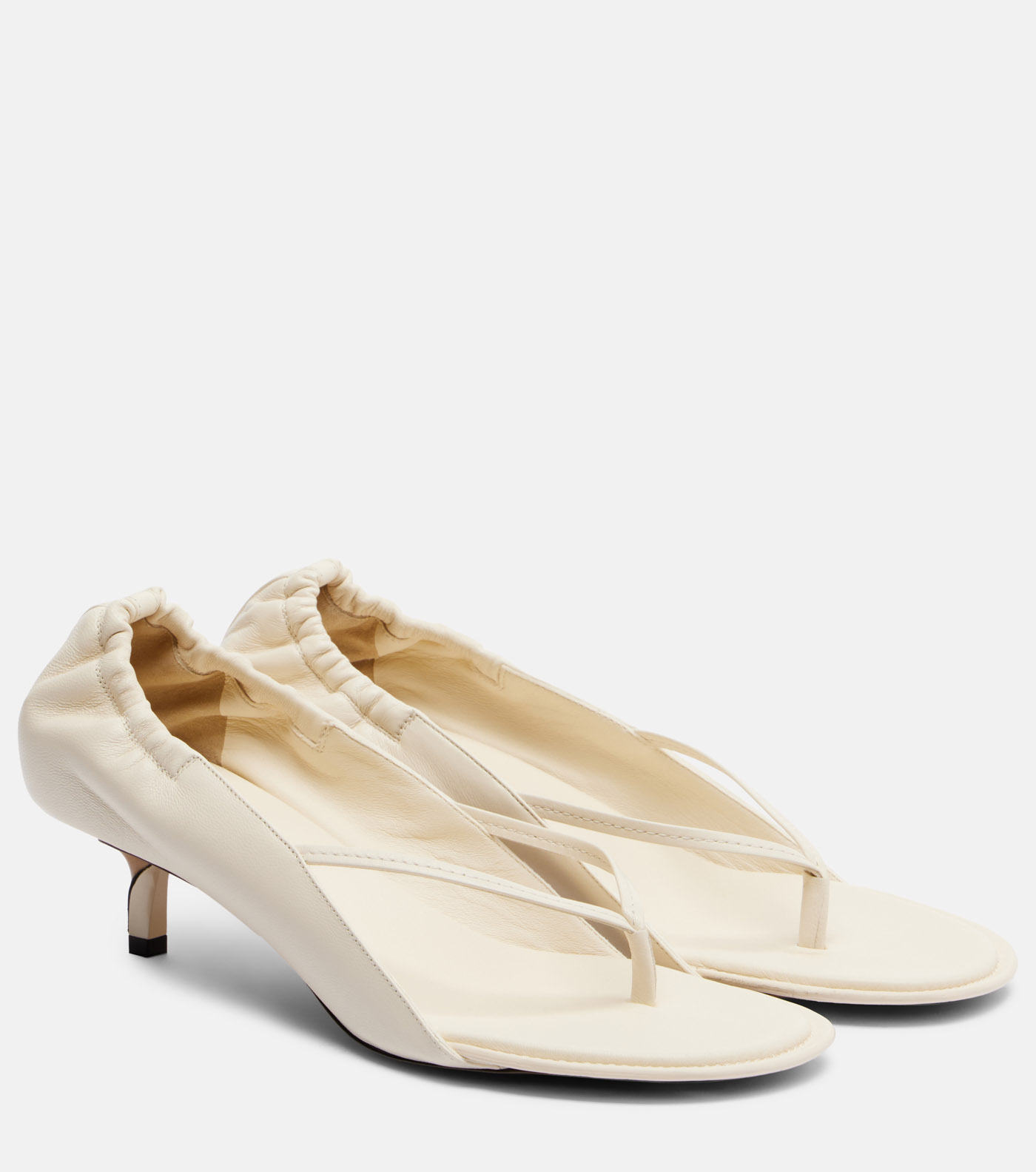 34 Jacquemes, Leather Thong Sandal, Mytheresa.com
