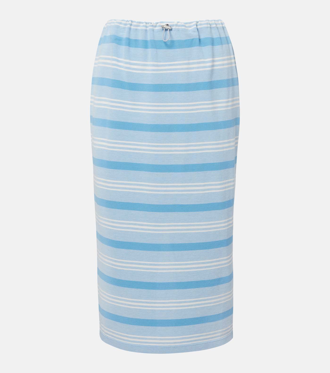 34 Prada, Striped Cotton Piqué Pencil Skirt, Mytheresa.com