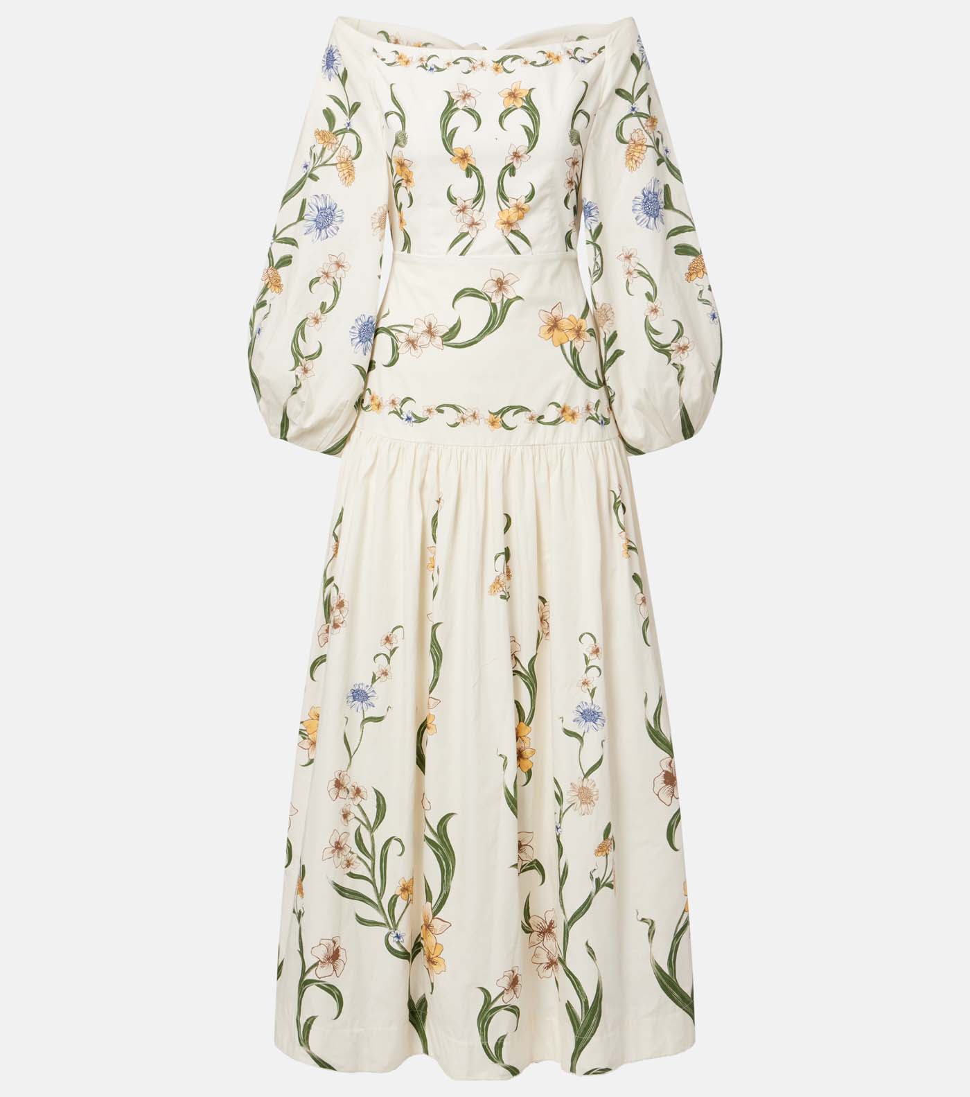 36 Agua By Agua Bendita Floral Cotton Maxi Dress, $1,000, Mytheresa.com