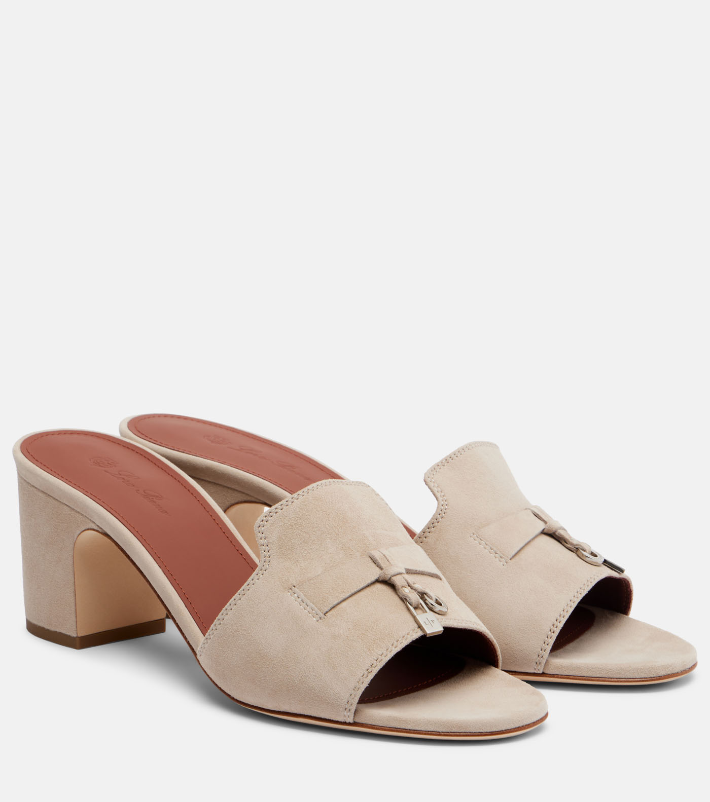 36 Loro Piana Summer Charms Suede Mules, $985, Mytheresa.com