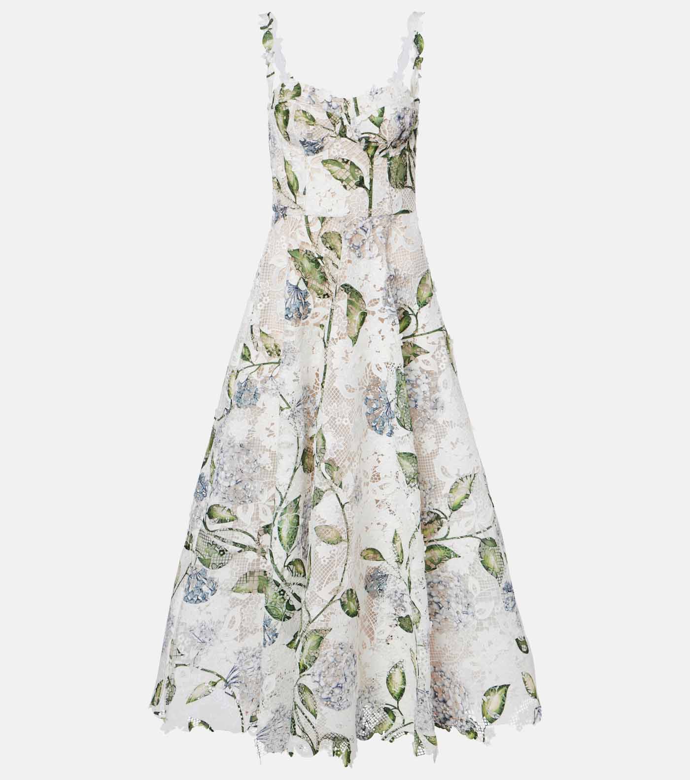 36 Oscar De La Renta Floral Bustier Gown, $7,990, Mytheresa.com