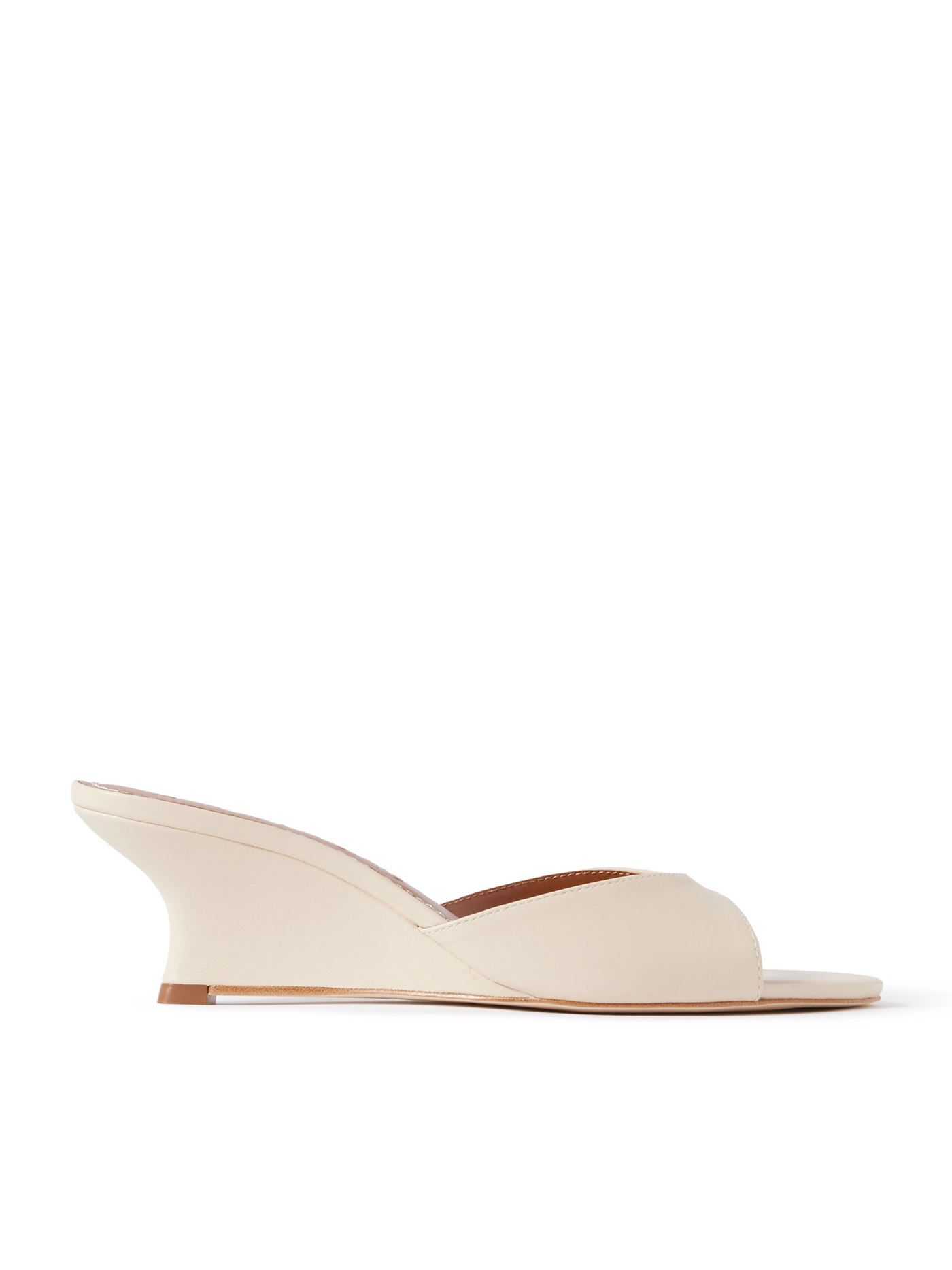36 Staud Brigitte Leather Wedge Mules, $350, Net A Porter.com