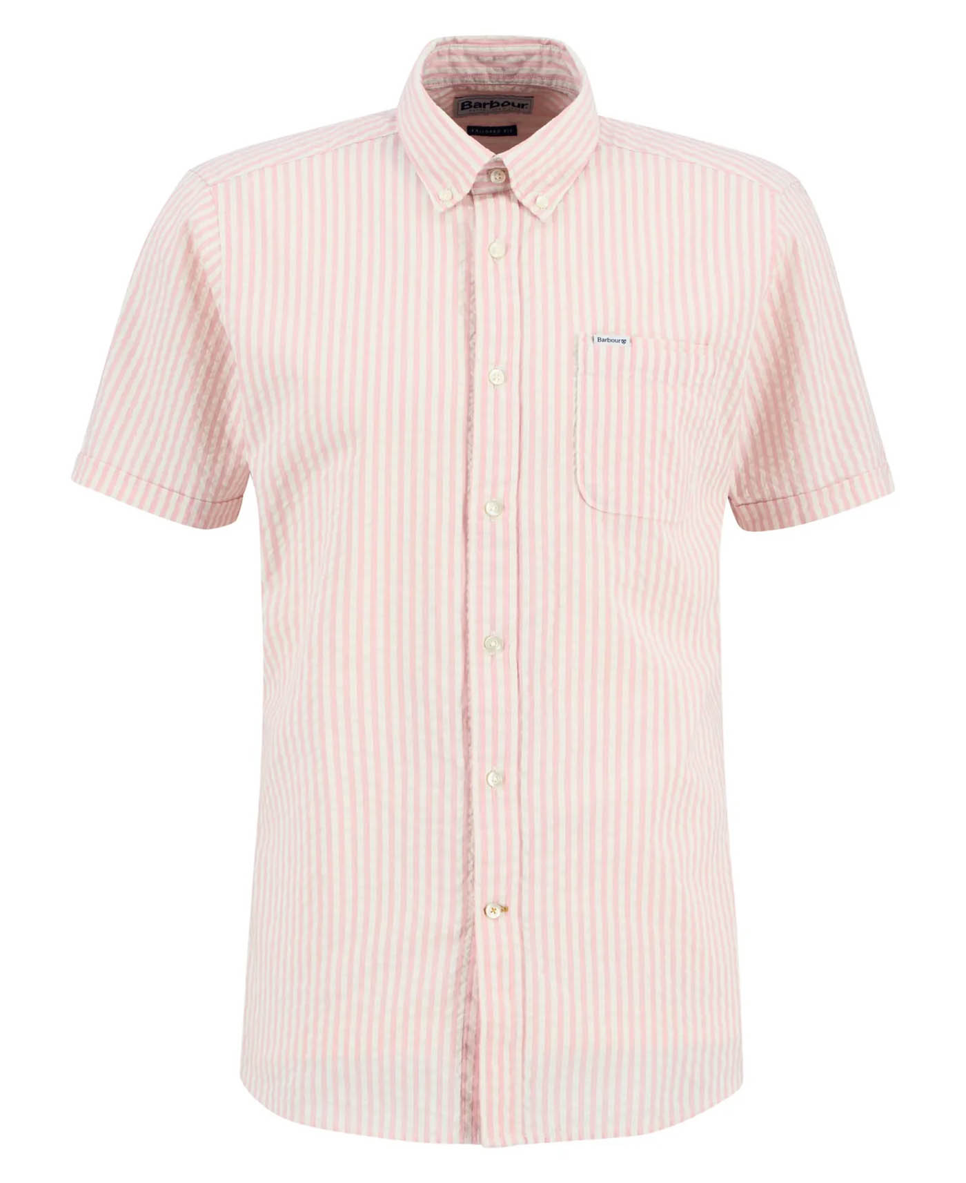 45 Barbour Seersucker Short Sleeve Shirt