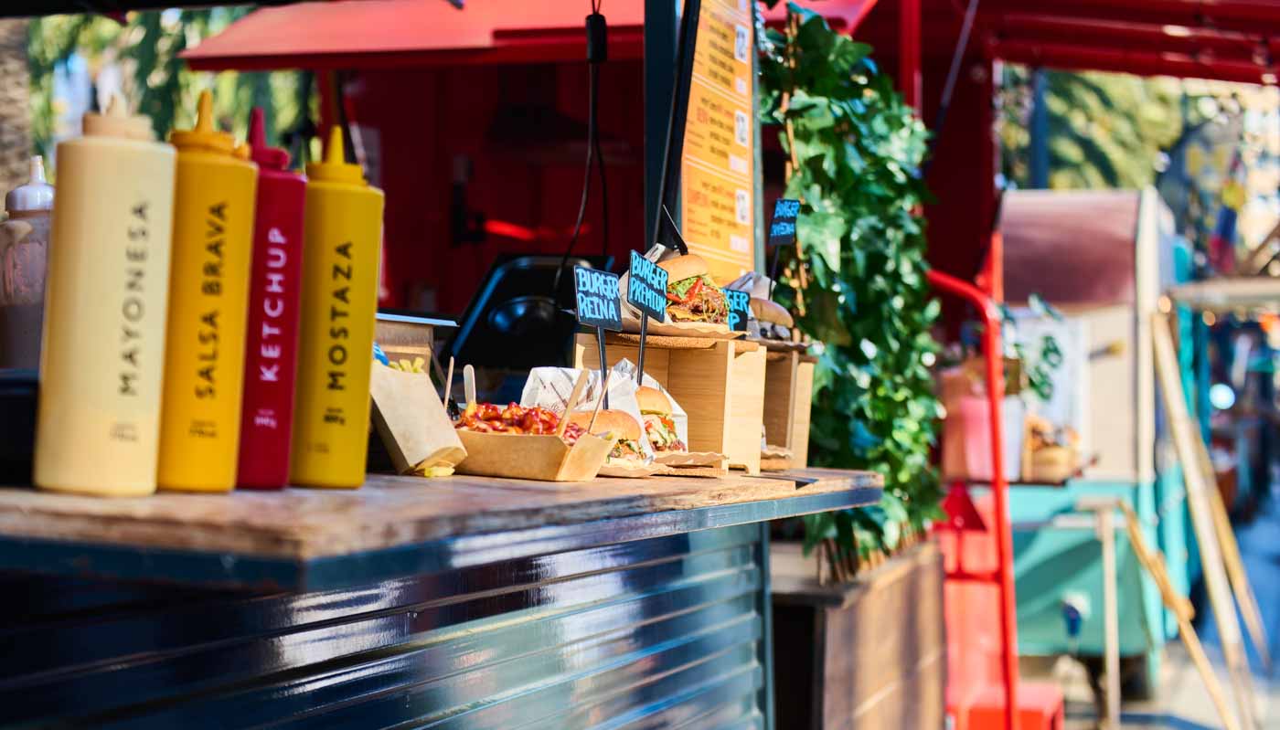 Hamburger Food Truck.