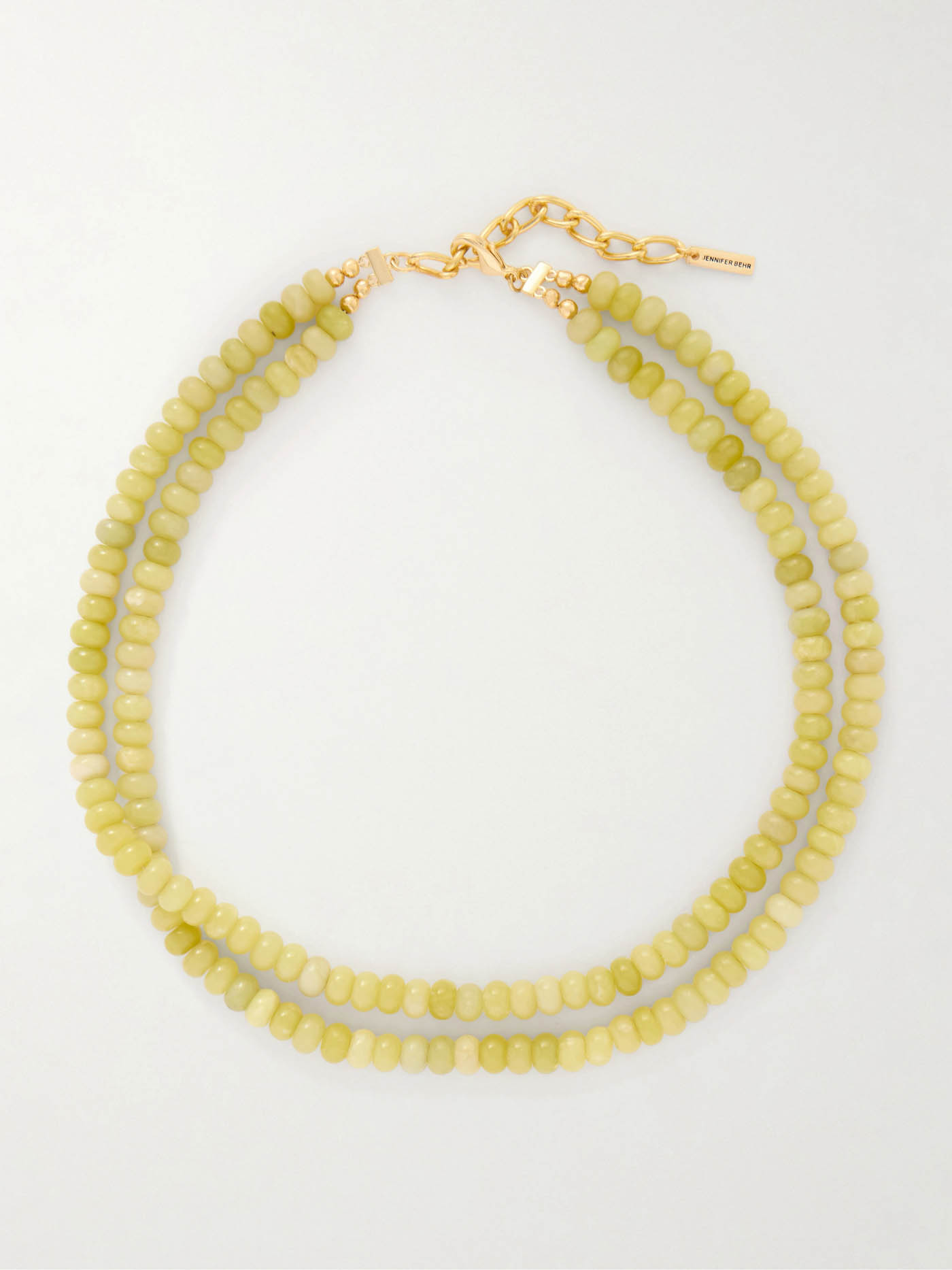13 Jennifer Behr, Veronica Gold Tone Quartz Necklace, Net A Porter.com