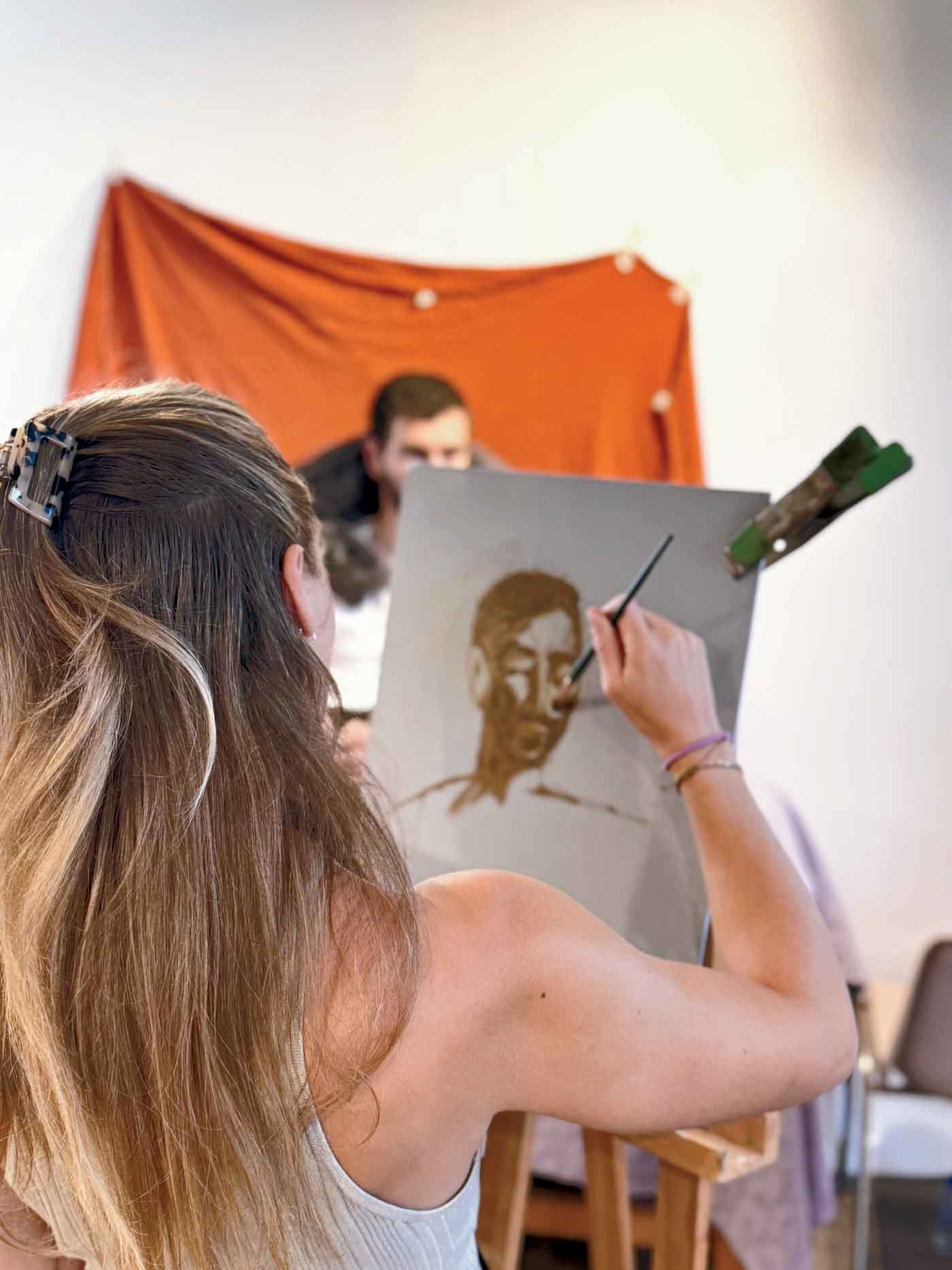 22 Retreat Participant Painting 1