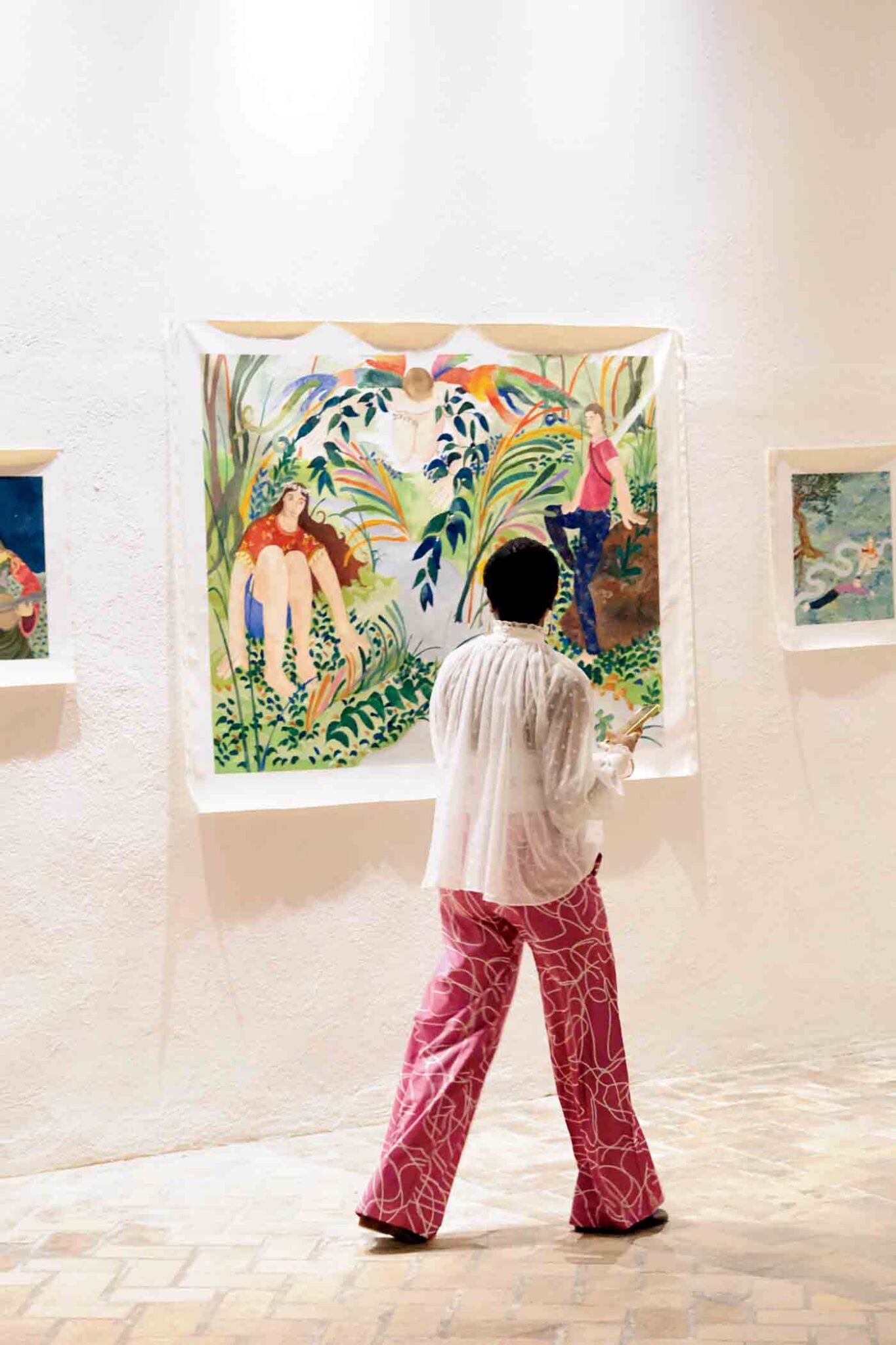 22 The White Gallery At Château De La Napoule