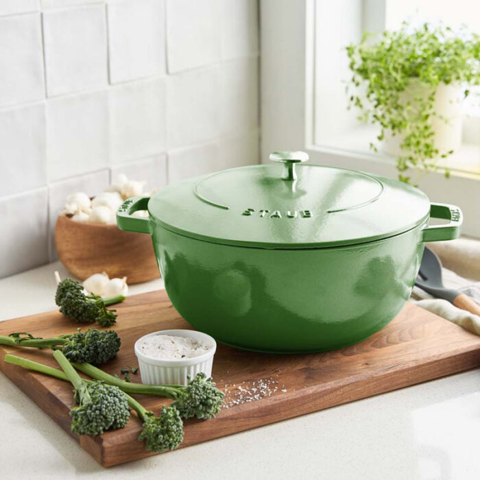 40 Main Staub, Pistachio Cookware, Surlatable.com