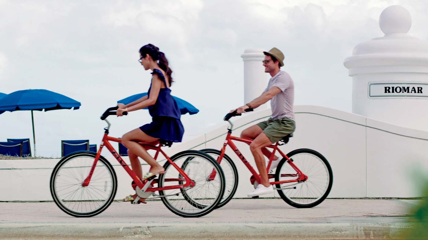 61 Biking Along The Promenade