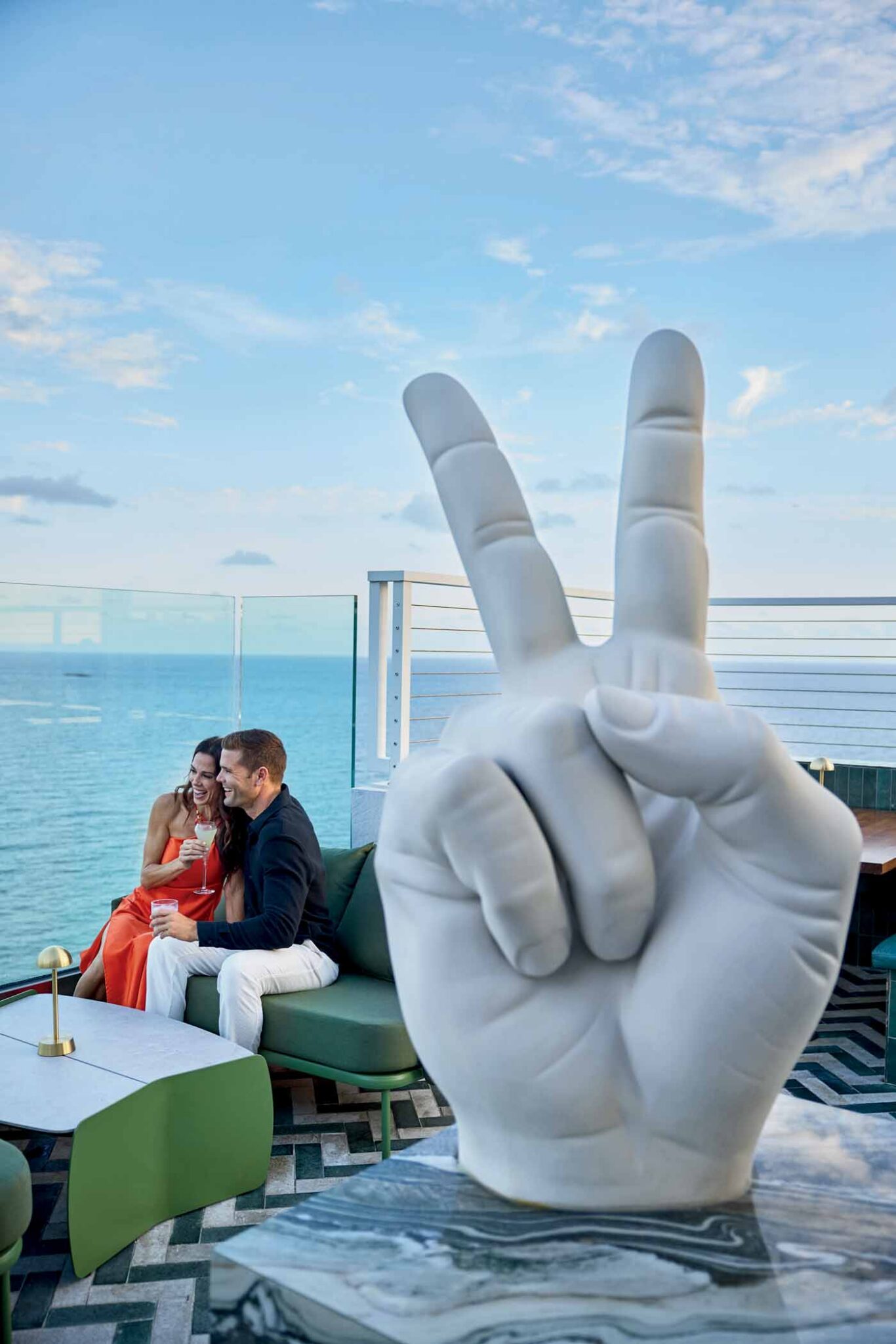 61 Nubé Lounge With Instagrammable Peace Sign