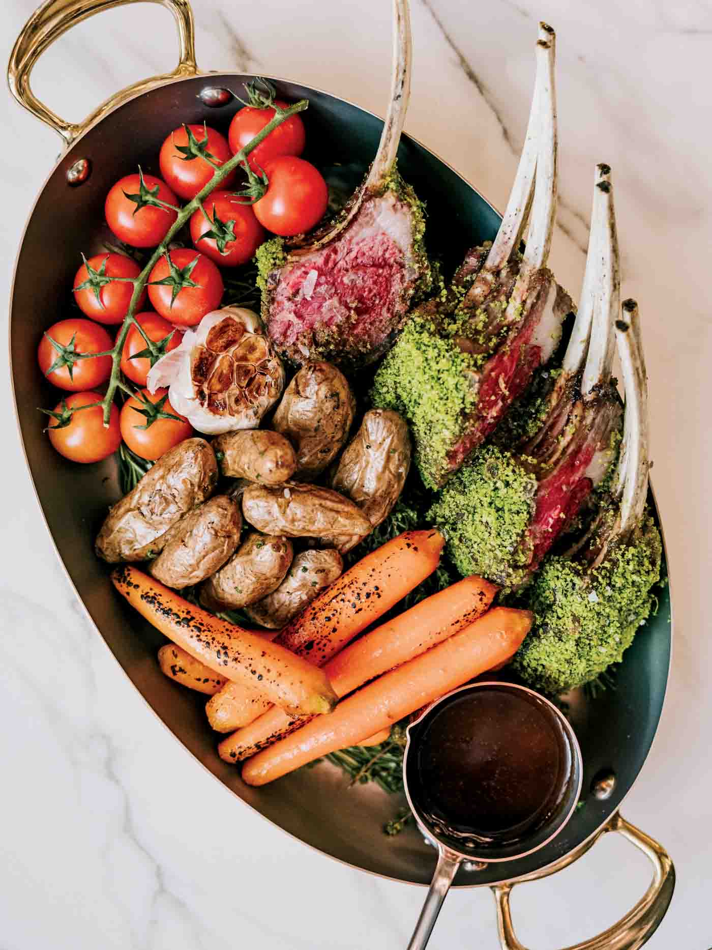 67 Herb Crusted Rack Of Lamb