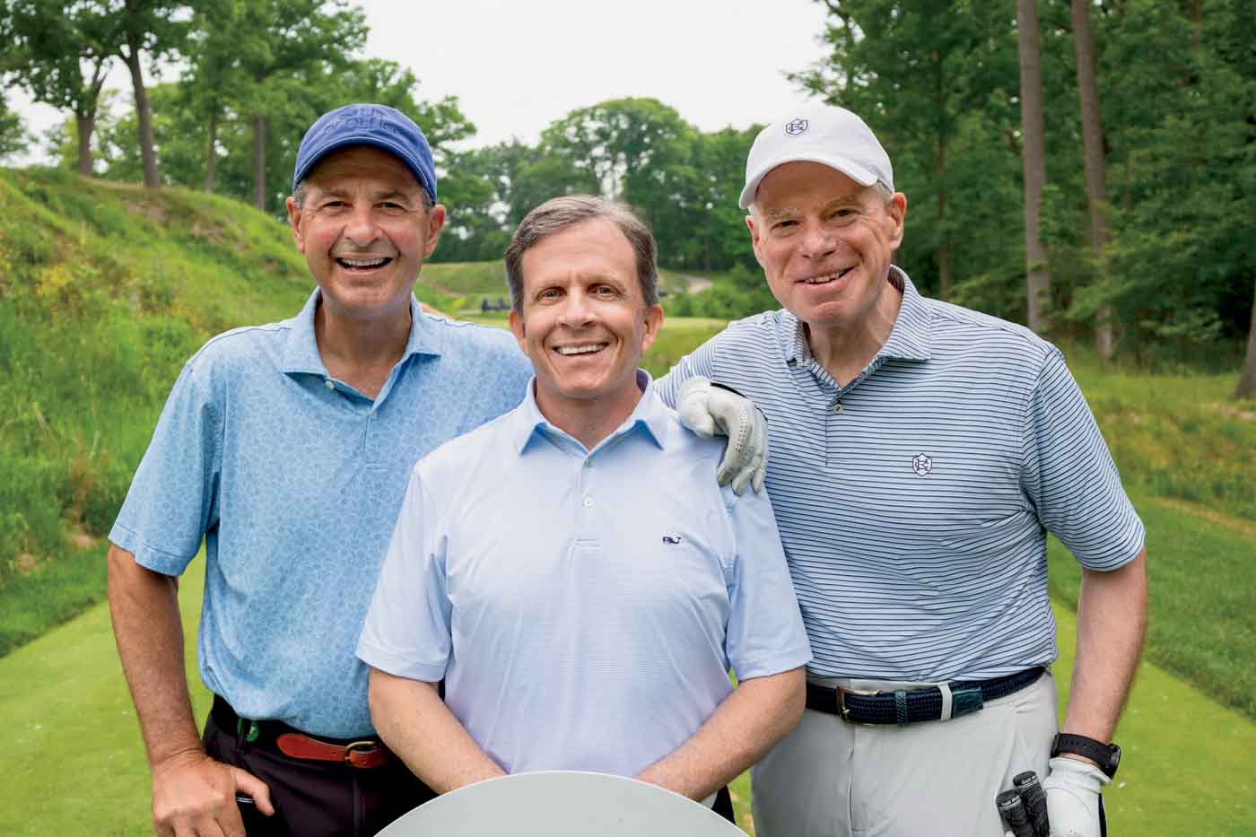 135 2) John Trinta, Patrick Sylvester, And Golf Open Event Chair Ed Carey (lake Forest), Photo By Paws Chicago