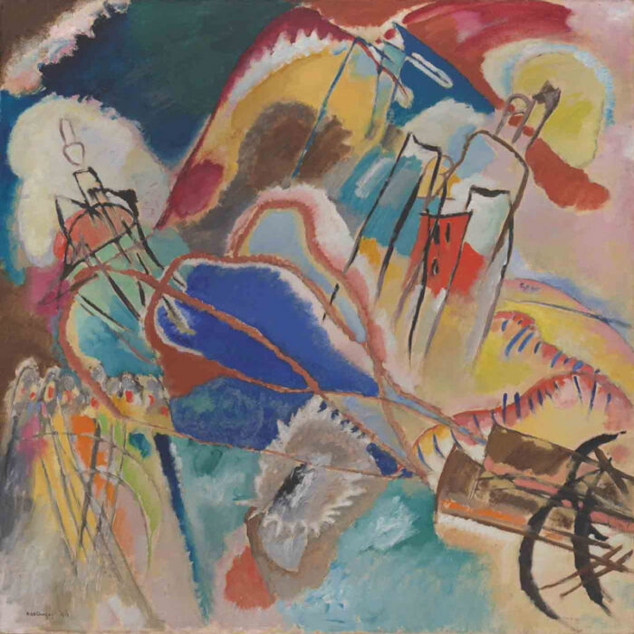 23 Main Vasily Kandinsky. Improvisation No. 30 (cannons), 1913. The Art Institute Of Chicago, Arthur Jerome Eddy Memorial Collection.