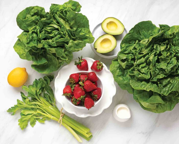 34 Butterlettuceavocadostrawberrysaladingredients 12x15 Cropped B2 8485 Copy