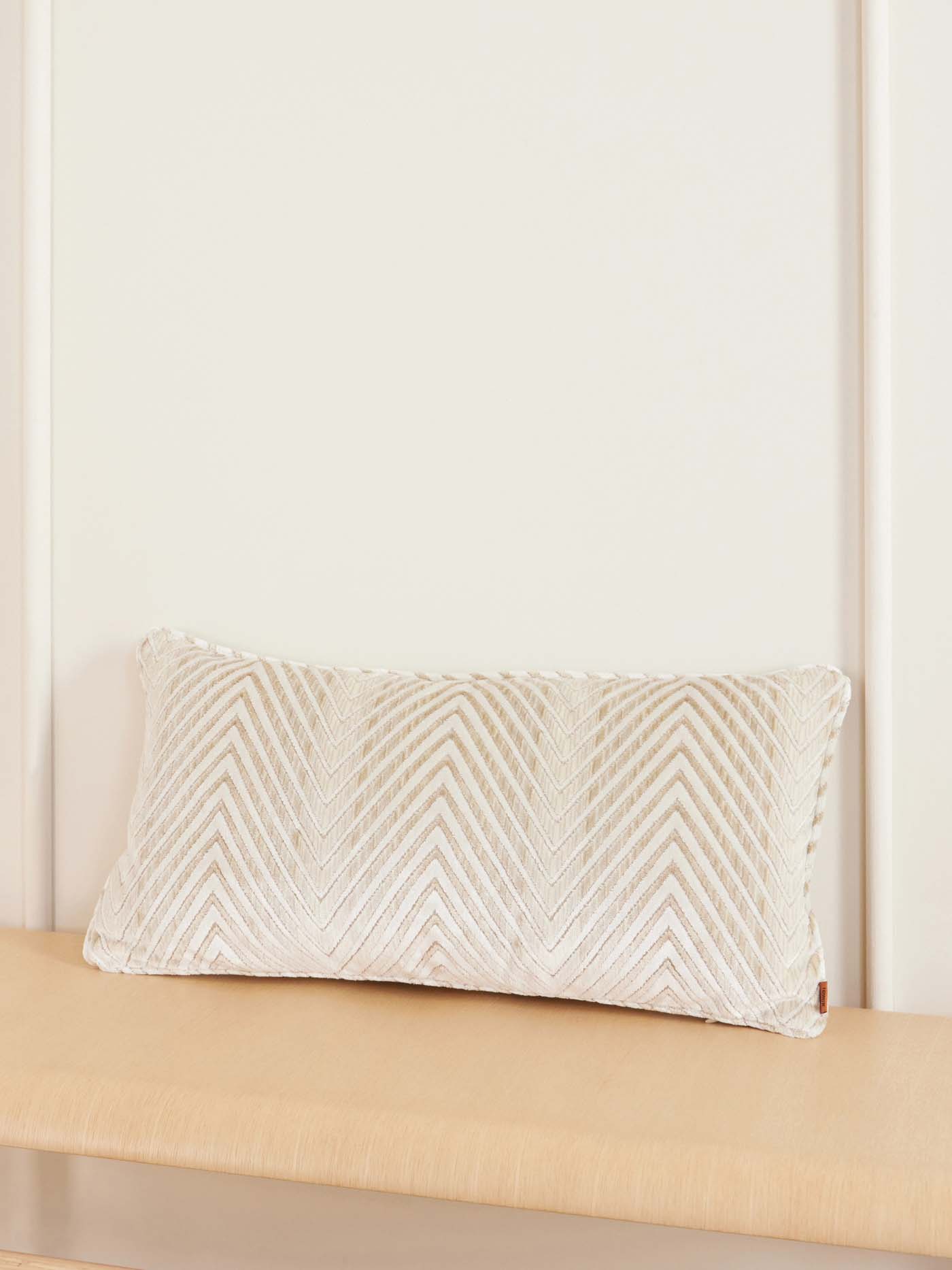 72 Missoni Home, Ziggy Striped Velvet Cushion, Net A Porter.com