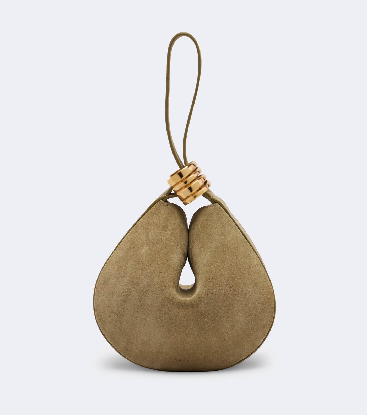 37 Amanu Zambia Ring Small Suede Top Handle Bag, $795, Mytheresa.com