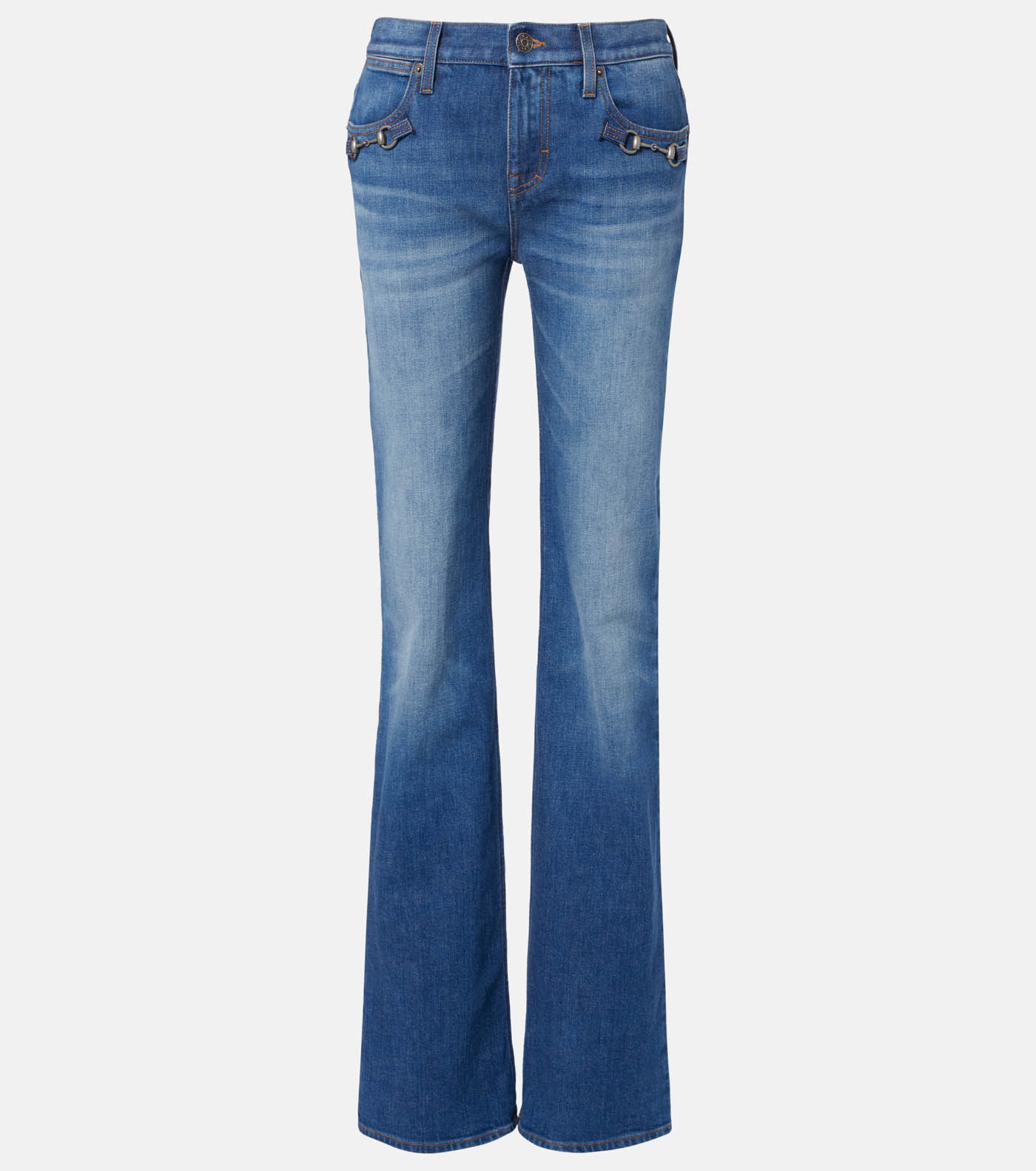 37 Gucci Horsebit Flare Jeans, $1,700, Mytheresa.com