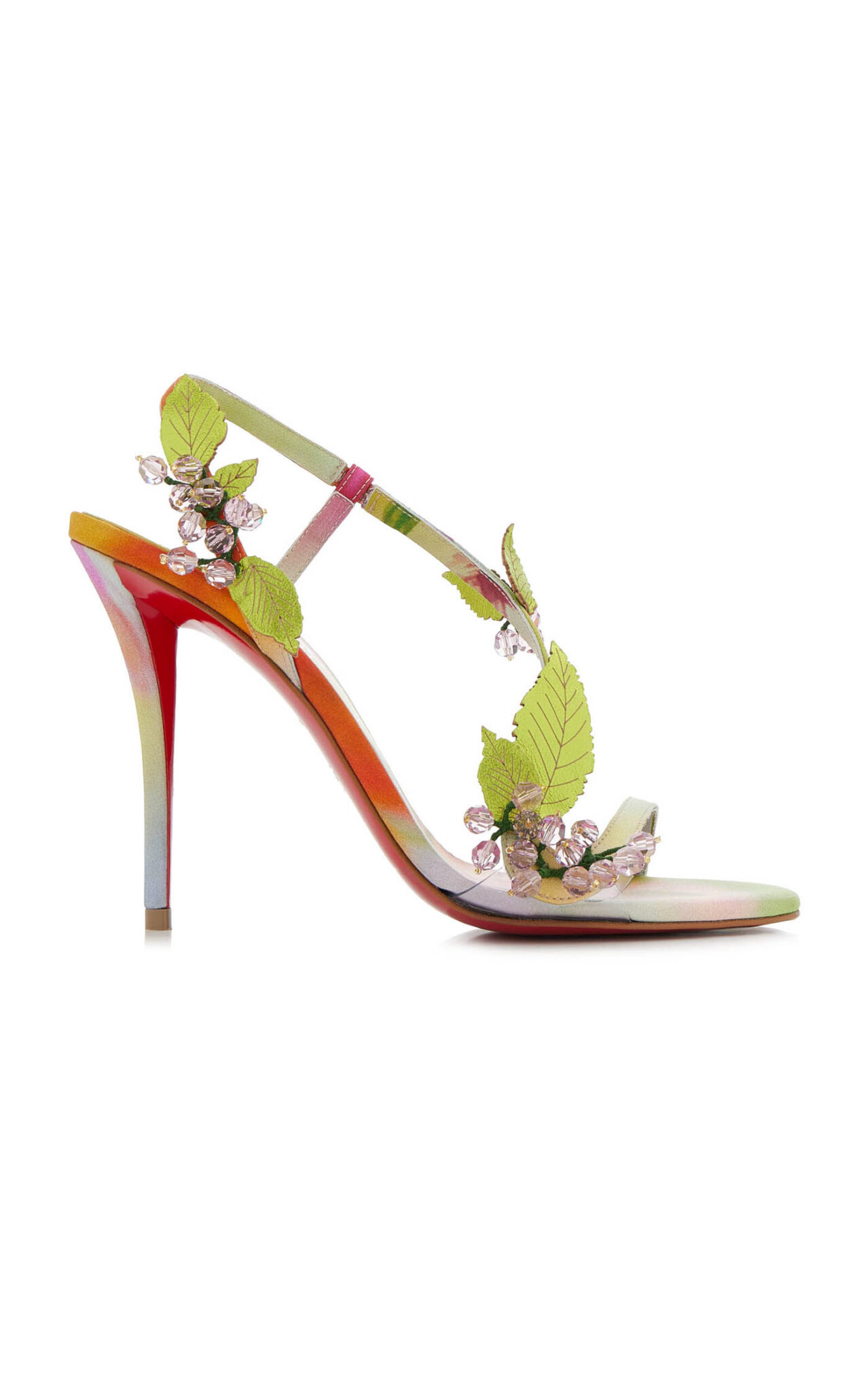 40 Christian Louboutin Rosa Fruit Satin Sandals, Modaoperandi.com