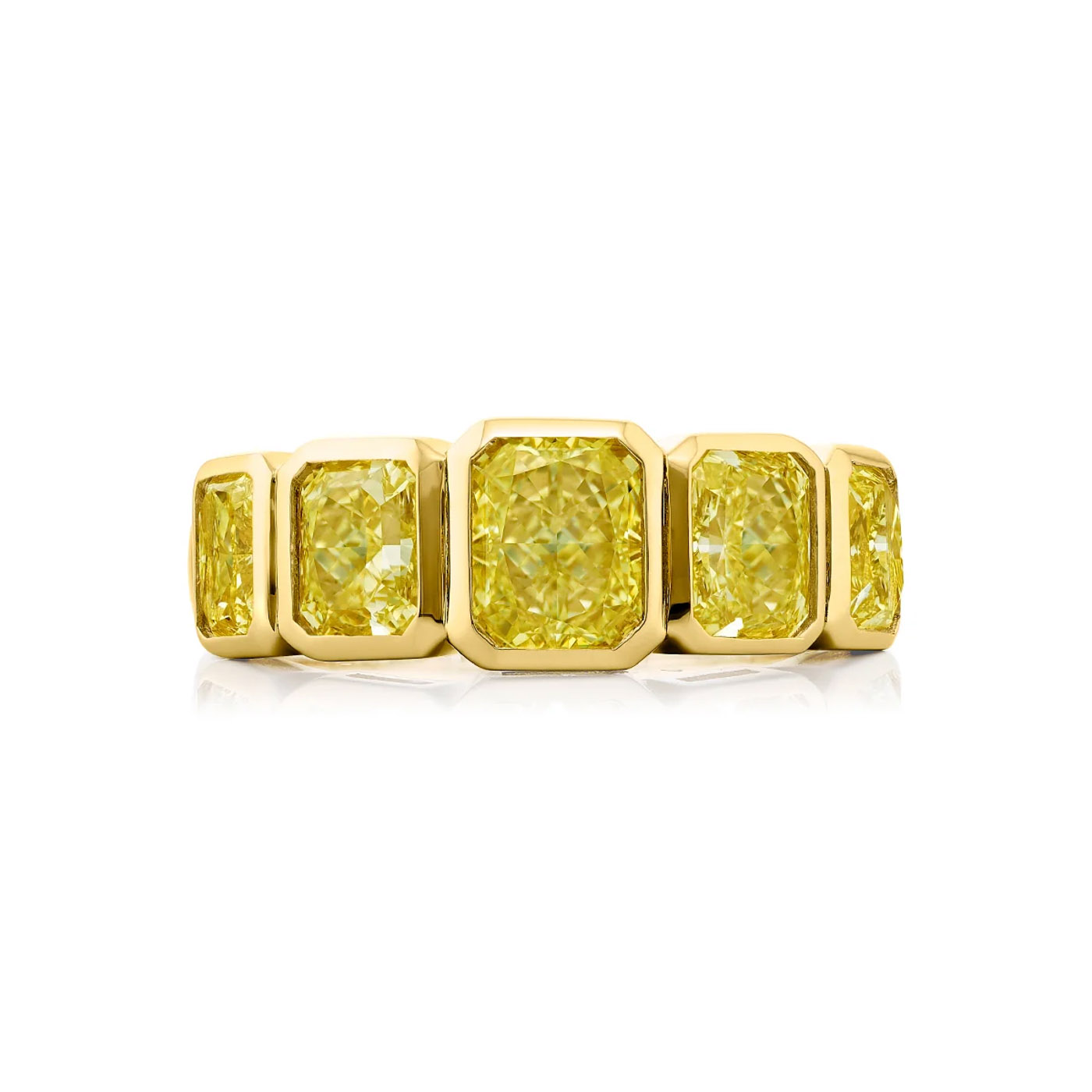 Jb Star 18k Yellow Gold Diamond Ring