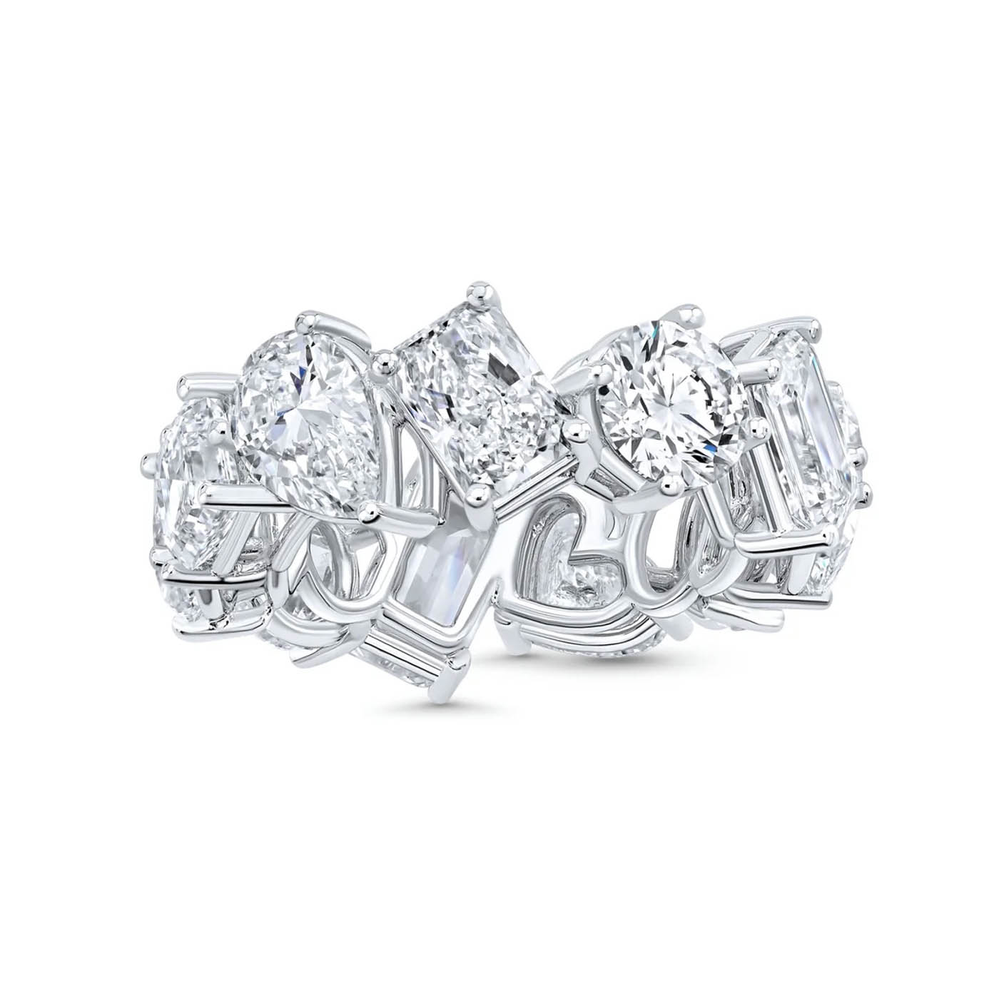 Norman Silverman Platinum Mixed Fancy Shape