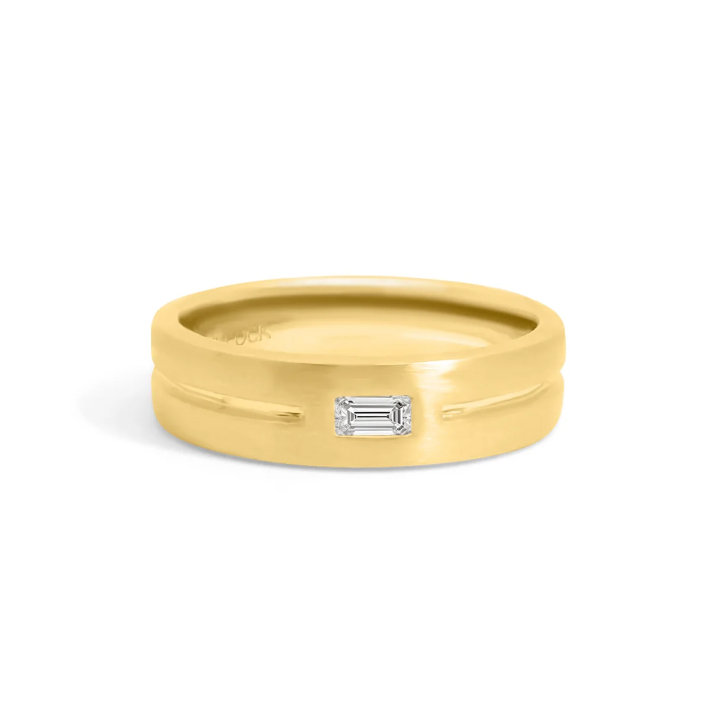 River North 6 Mm Baguette Diamond Wedding Band
