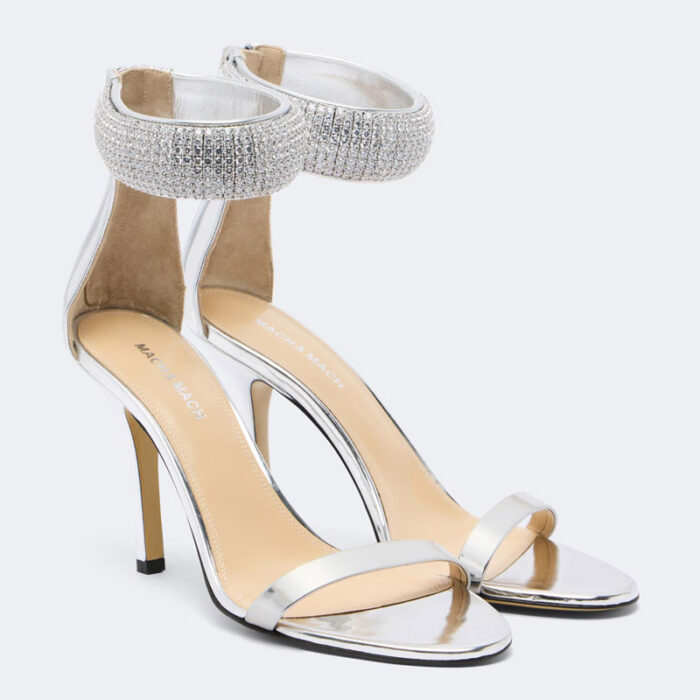 30 Main Mach & Mach, She's A Lady Embellished Leather Sandals, Mytheresa.com