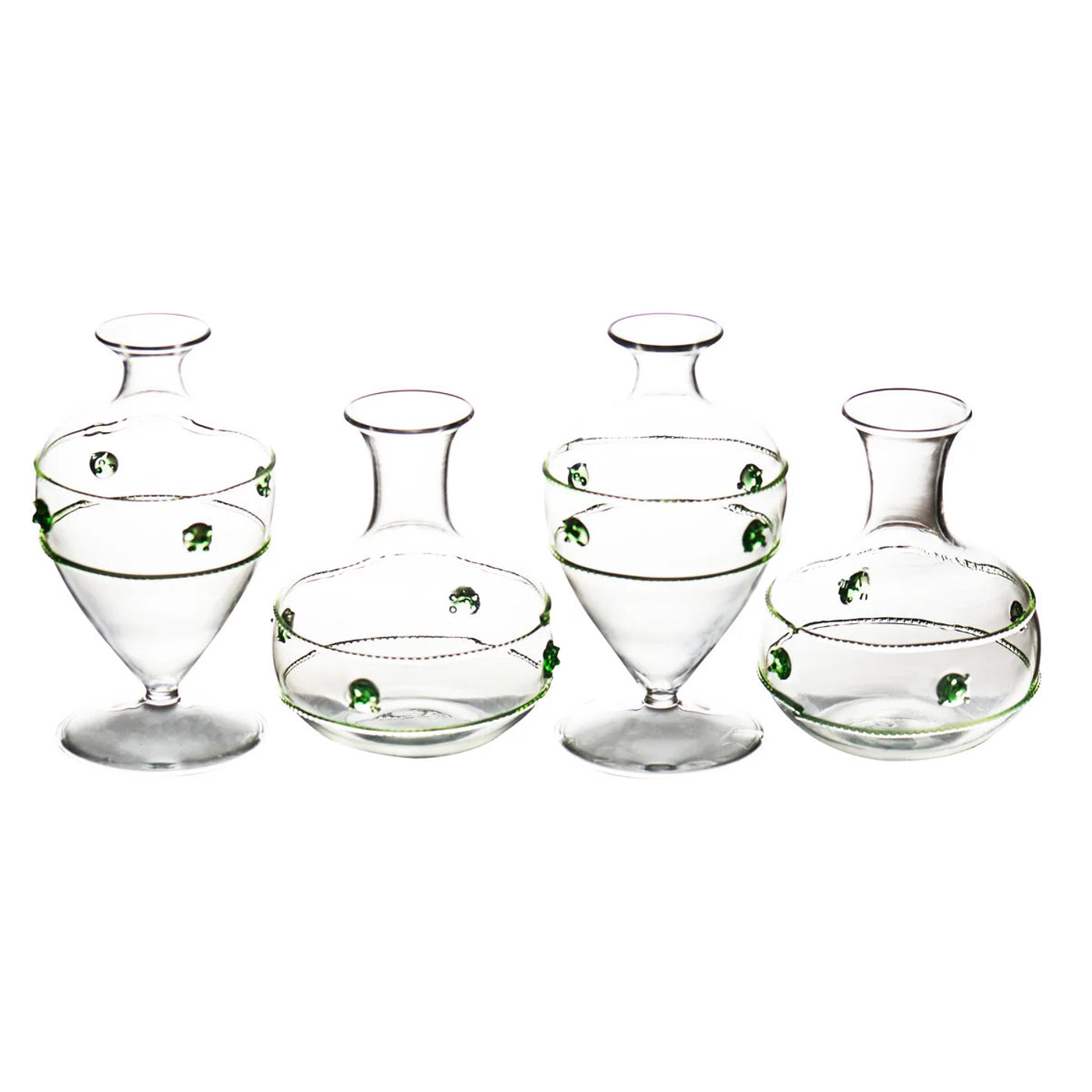 31 Abigails Bud Vase, Clear With Green Rope, $24, Monthesquare.com