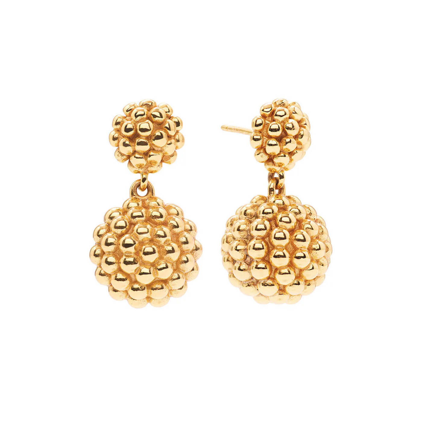 31 Capucine Dewulf Berry Double Drop Earrings In Gold, $88, Monthesquare.com