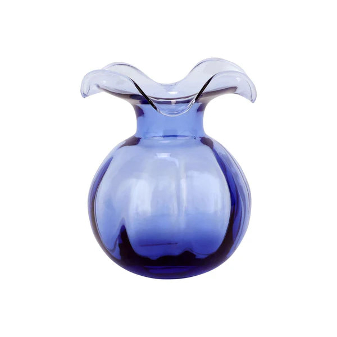 31 Hibiscus Glass Bud Vase In Indigo, $74, Monthesquare.com