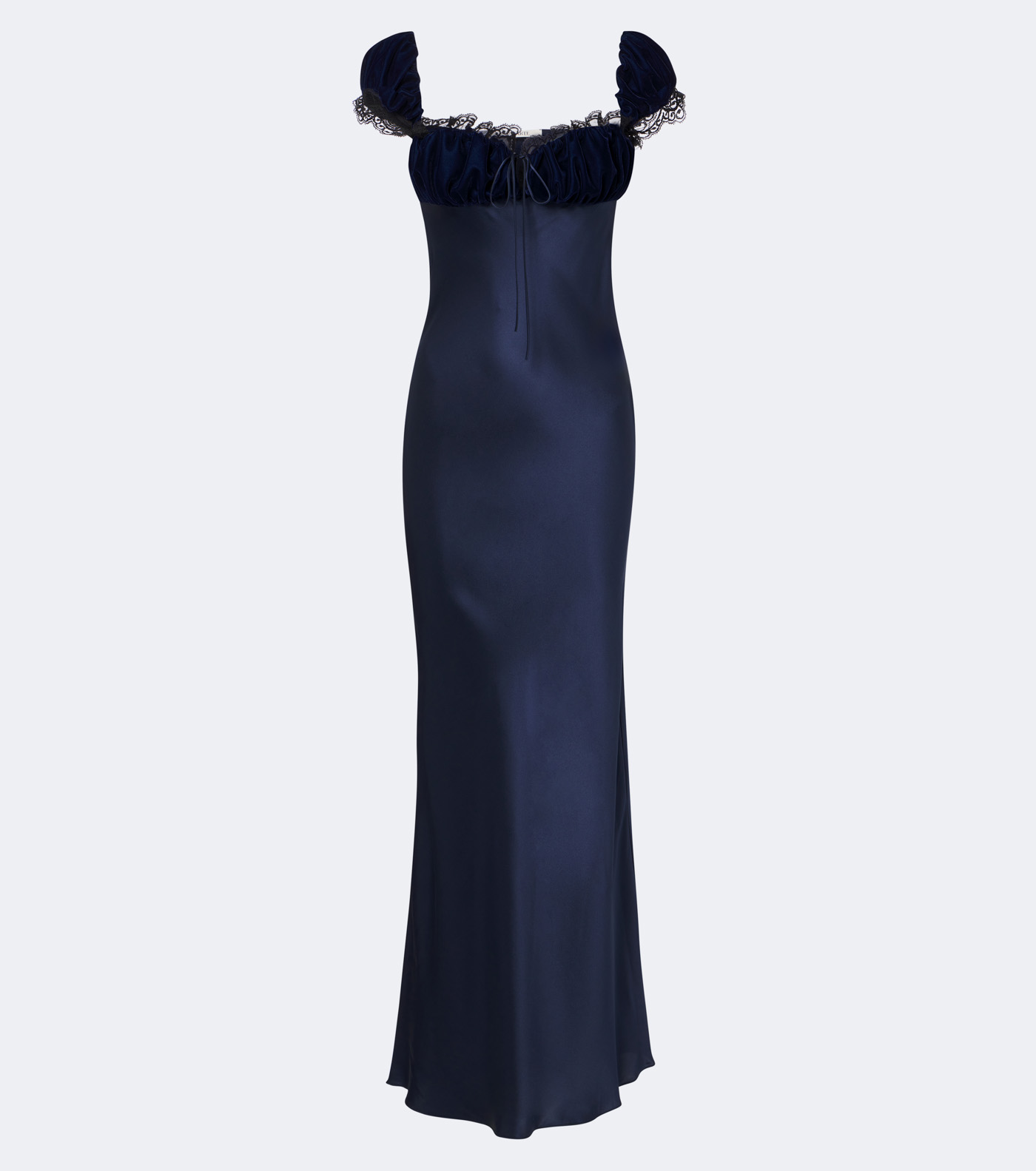 37 Rodarte, Lace Trimmed Silk Satin Maxi Dress, Mytheresa.com