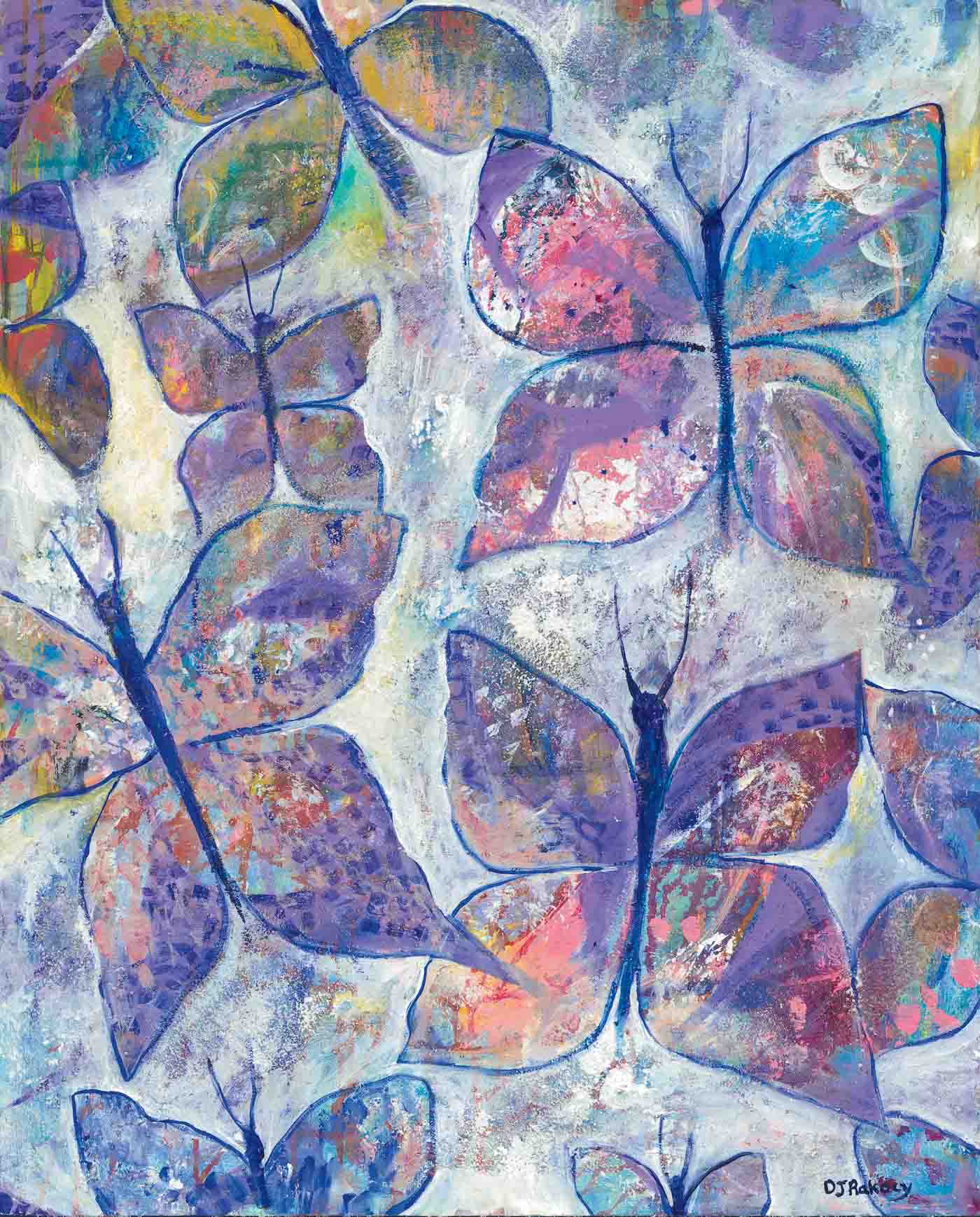 56 Free To Fly, 28.5” X 36” Acrylic On Canvas. Photography By Osio Brown Studios